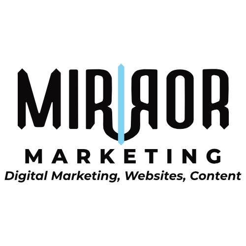 black logo with descriptors