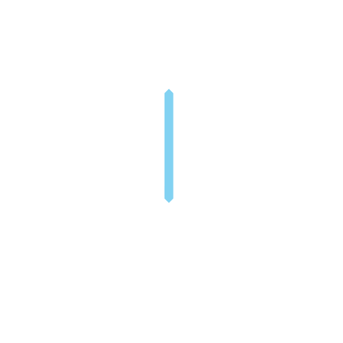 white logo with descriptors